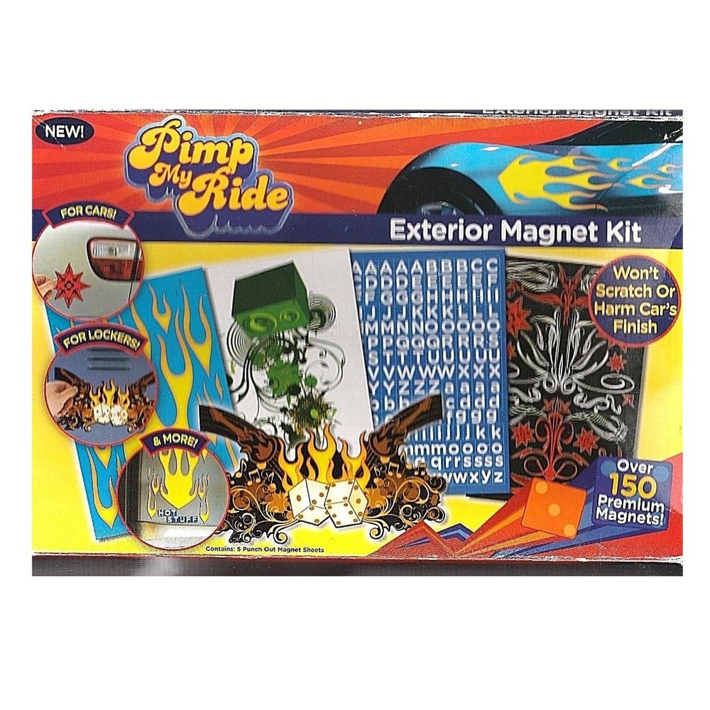 Pimp My Ride Exterior Magnet Kit - Over 150 Premium Magnets!